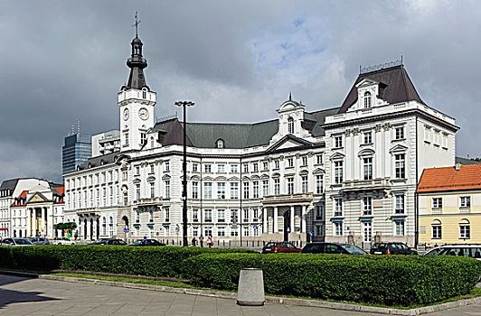 宫殿,华沙,省,波兰,欧洲