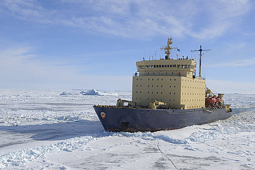 破冰船,船,威德尔海,雪丘岛,南极半岛,南极