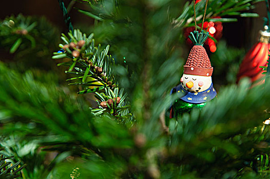 圣诞饰品,悬挂,圣诞树