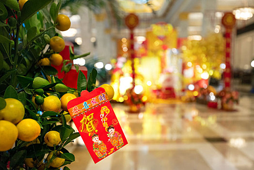 中国新年过年喜庆装饰