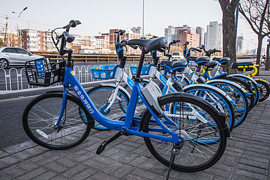 共享单车,自行车,交通工具