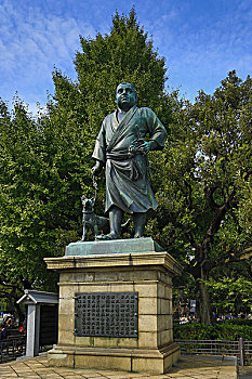 雕塑,上野公园,东京