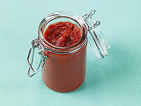 西红柿,小,玻璃,罐