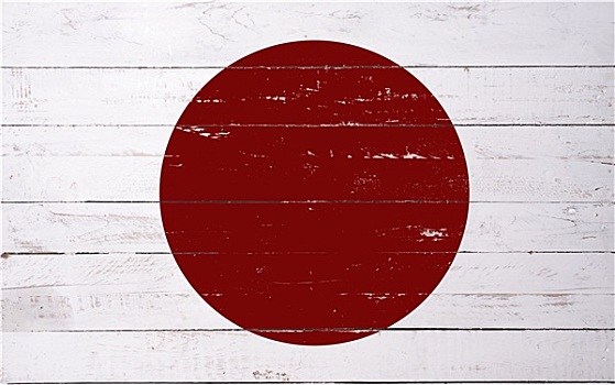 日本,旗帜,涂绘,木板