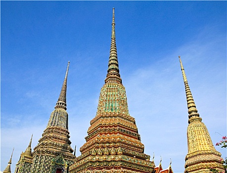 正宗,泰国,建筑,寺院,曼谷