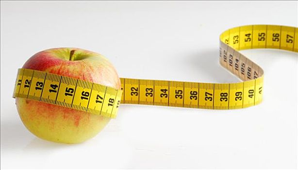 苹果,测量,带子