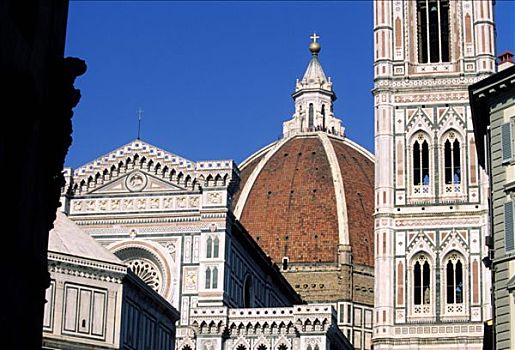 意大利,托斯卡纳,佛罗伦萨,中央教堂,哥特式,大教堂,圣母百花大教堂