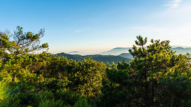 浙江黄岩,大寺基,山顶上的风光