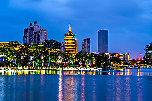 淮安清江浦建筑景观夜景