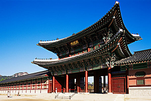 大门,景福宫,首尔,韩国