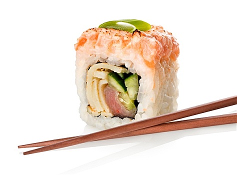寿司,鱼肉,筷子