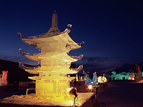 鄂霍次克海,冰,节日