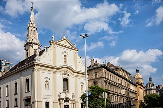 圣芳济修会,教堂,害虫,布达佩斯