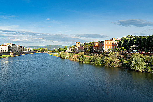 佛罗伦萨,阿尔诺河,风景,东方