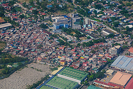 俯视,马尼拉,菲律宾