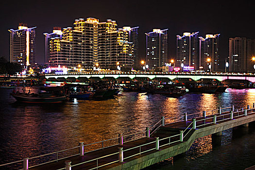 三亚城市夜景