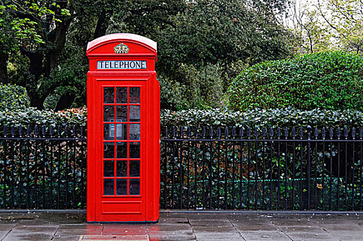 传统,红色,电话亭,伦敦