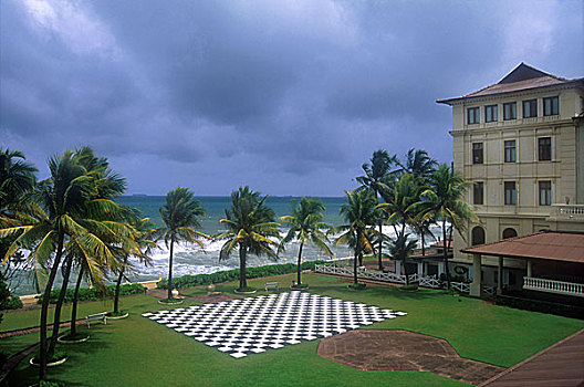 加勒,脸,酒店,印度洋,斯里兰卡
