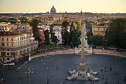 波波罗广场,罗马,意大利,圣彼得大教堂,梵蒂冈城