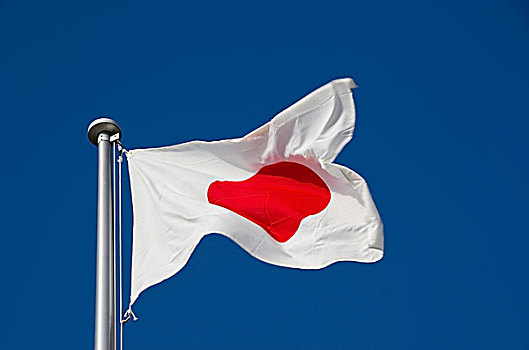 日本,旗帜,旗杆