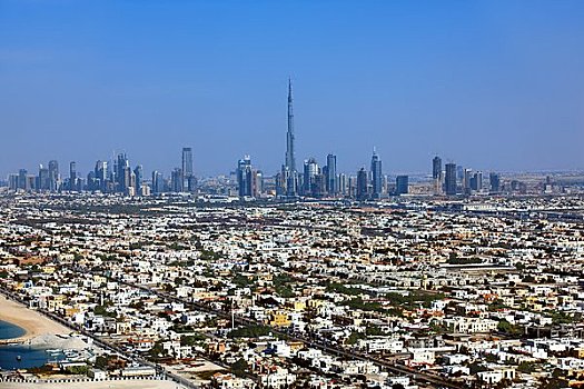建筑,城市,迪拜,阿联酋