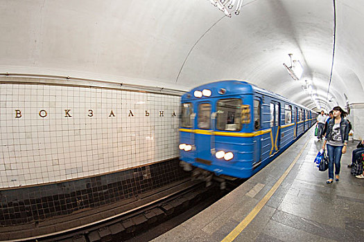 站台,地铁,地铁站,基辅,乌克兰