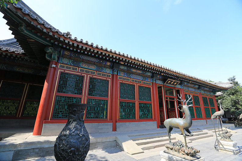北京皇家园林颐和园乐寿堂_高清图片_全景视觉