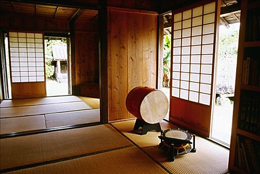 室内,房间,琉球,日本