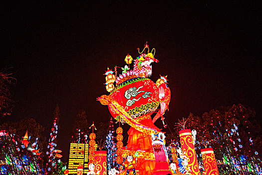 第十九届自贡国际恐龙灯会,吉祥中国年,主景区