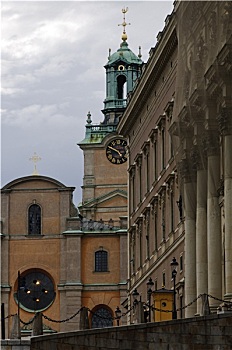 斯德哥尔摩,皇宫,瑞典皇宫,大教堂,斯德哥尔摩大教堂