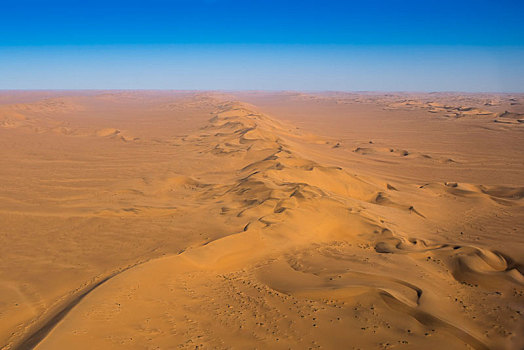 航拍,沙丘,链子,纳米布沙漠,埃龙戈区,纳米比亚,非洲