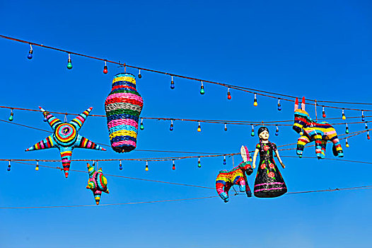 传统,彩色,科苏梅尔,墨西哥,北美
