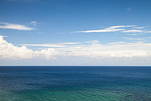 海景,深海,阴天,地中海