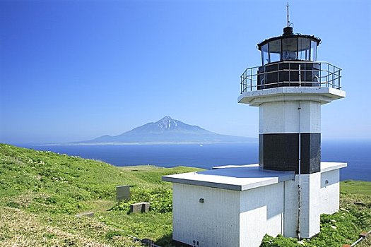 散步场所,花园,灯塔,岛屿