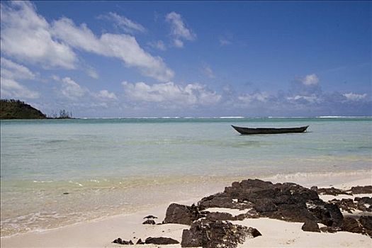 船,海滩,岛屿,马达加斯加,非洲