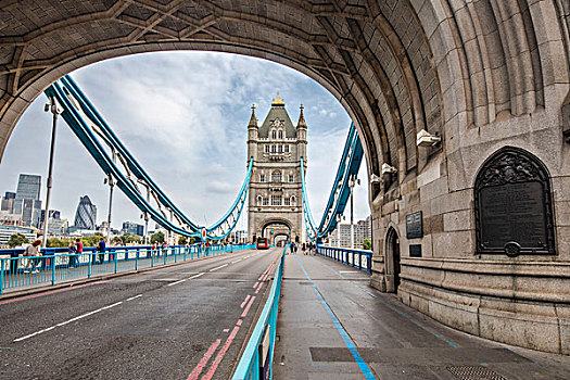 特写,建筑,塔桥,老,塔,背景,伦敦,英国