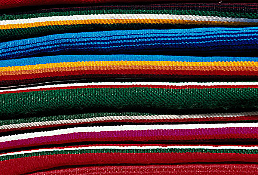 特写,一堆,墨西哥,纺织品