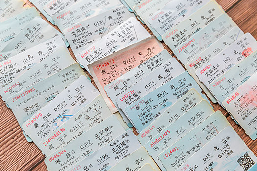 纸质火车票,纸质车票