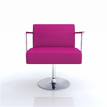 设计师,椅子,粉色
