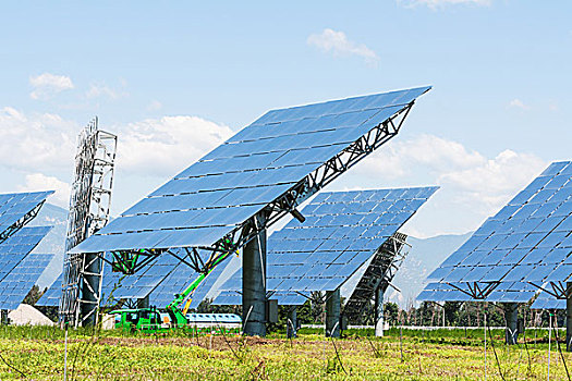 太阳能电池板,绿色