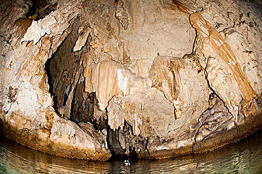 水下呼吸管,壮观,洞穴,四王群岛