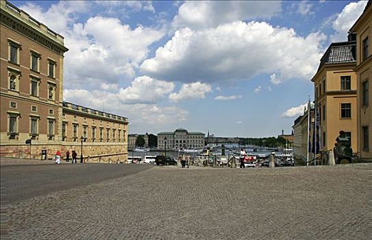 瑞典王宫侧面广场