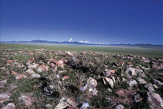 全景,蒙古,亚洲