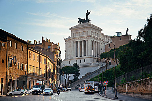 罗马,街道,风景