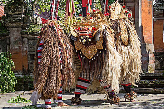 印度尼西亚,巴厘岛,乌布,生物,蒙面舞,表演,传统,跳舞,宫殿
