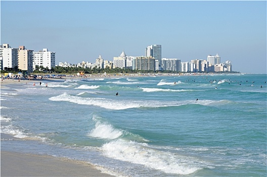 海岸,迈阿密海滩,佛罗里达,美国