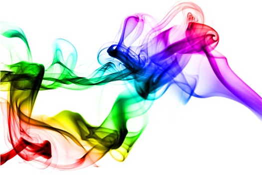 抽象,彩色,吸烟,图案