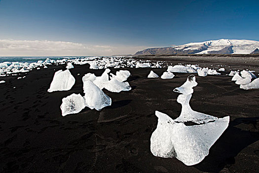 冰晶,冰河,东方,冰岛,欧洲