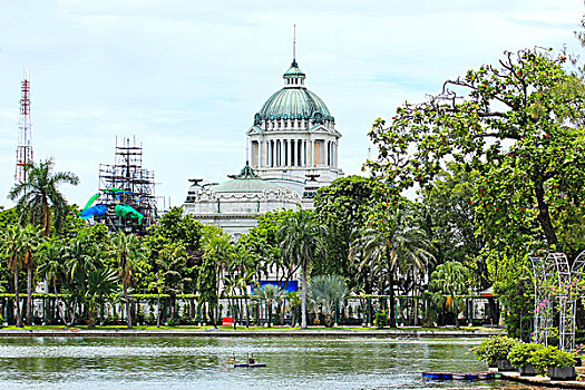 大理石,建筑,曼谷,国家,立法机构,坐