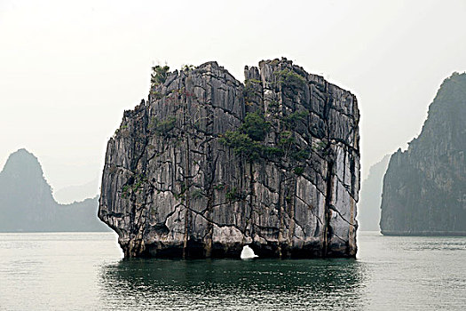 岩石构造,下龙湾,长,北越,越南,东南亚,亚洲